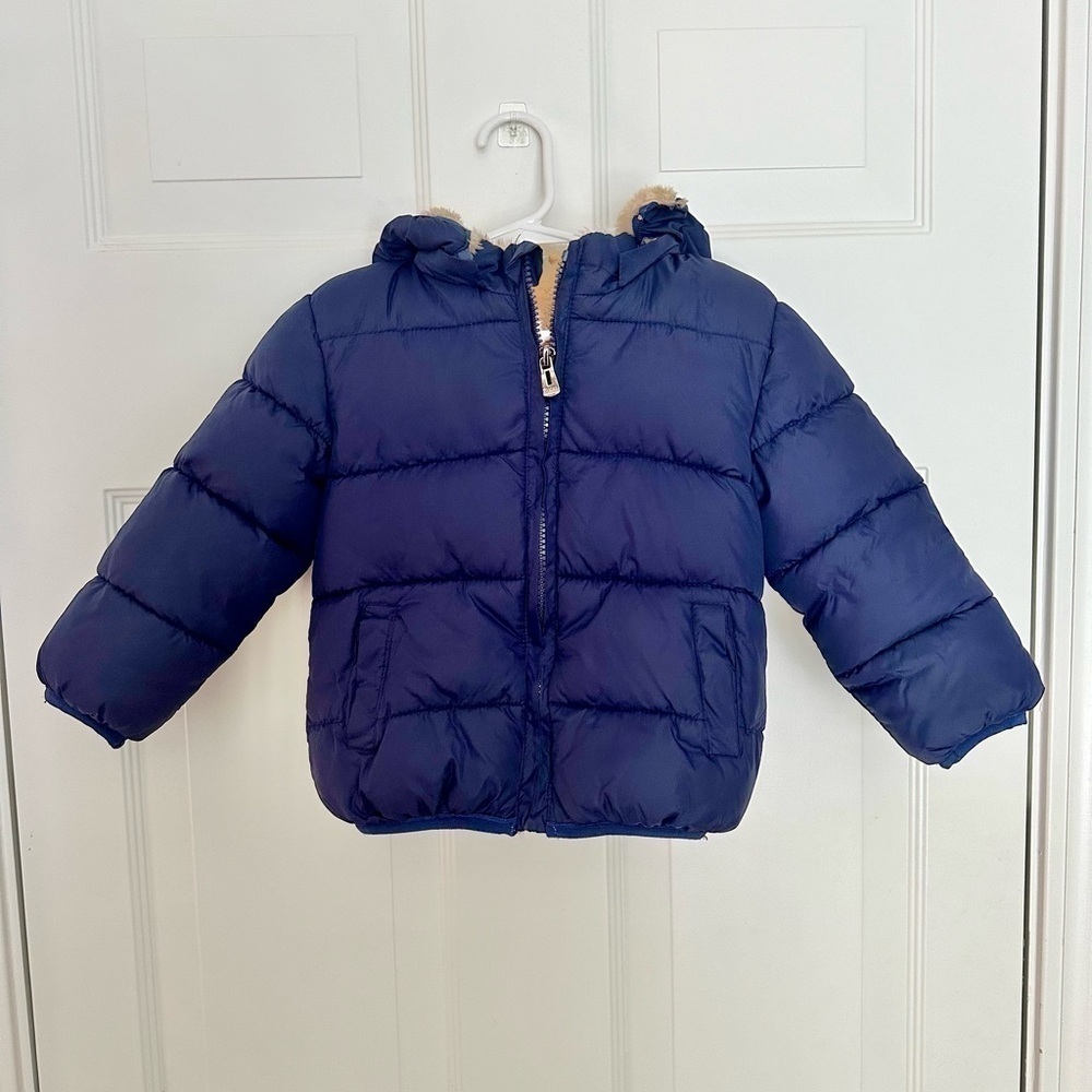 Excellent condition! Removable Hooded Toddler Puffer Jacket